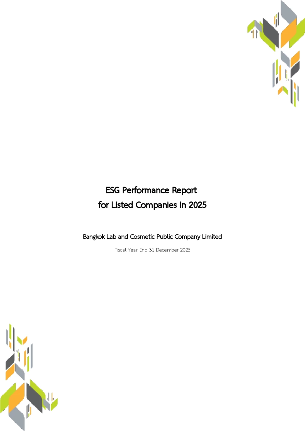 ESG Performance Report for Listed Companies in 2025
