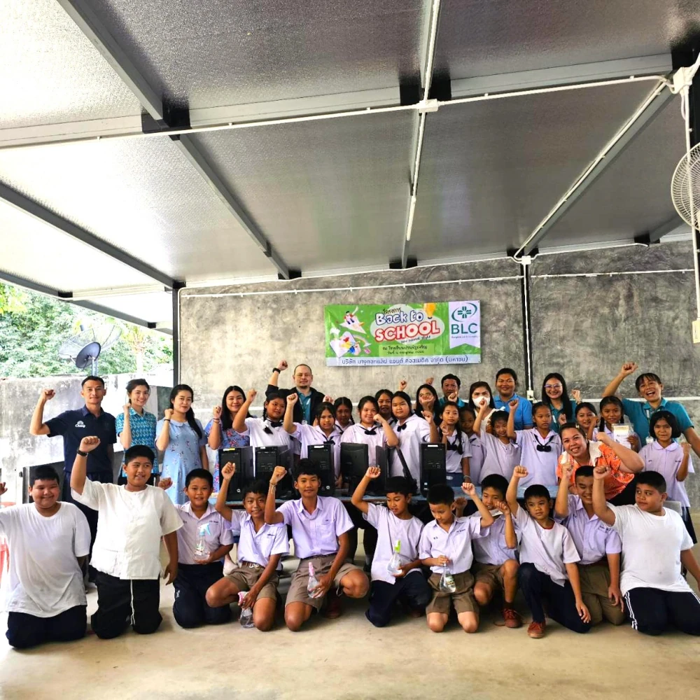 Back to School: New Normal Style ณ โรงเรียนบ้านชัฎเจริญ จ.ราชบุรี