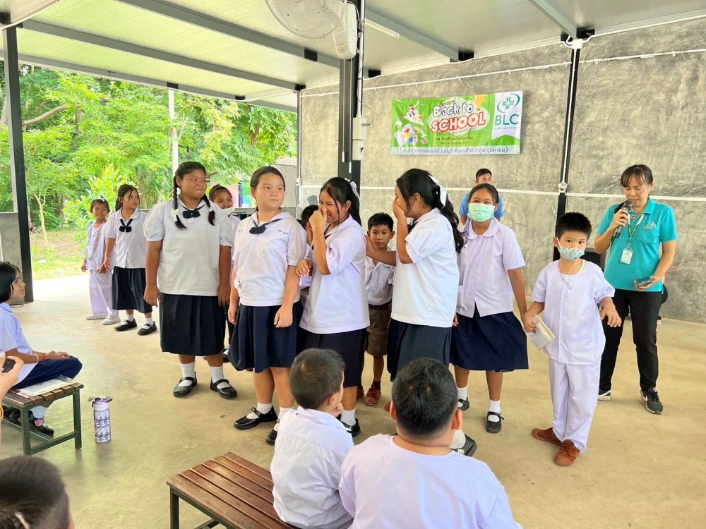 Back to School: New Normal Style ณ โรงเรียนบ้านชัฎเจริญ จ.ราชบุรี
